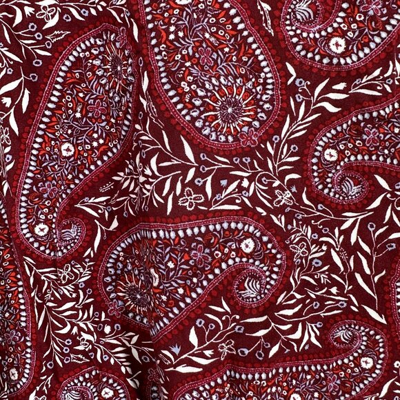 Old Navy Red‎ Paisley Tank Dress Size Medium - Picture 4 of 6